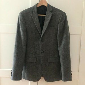 ASOS Slim-Fit 3-button Herringbone Blazer, 34S